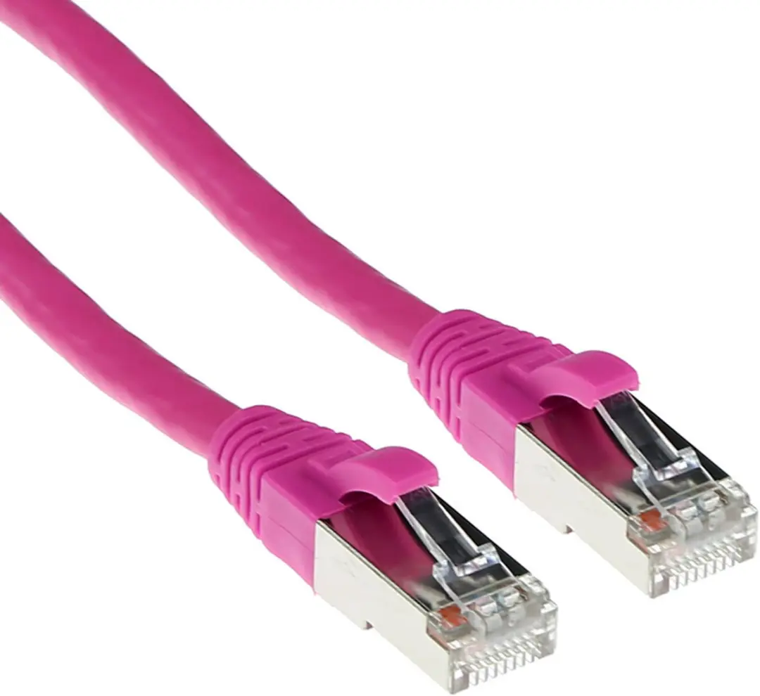 ACT Roze CAT6A Patchkabel 7m