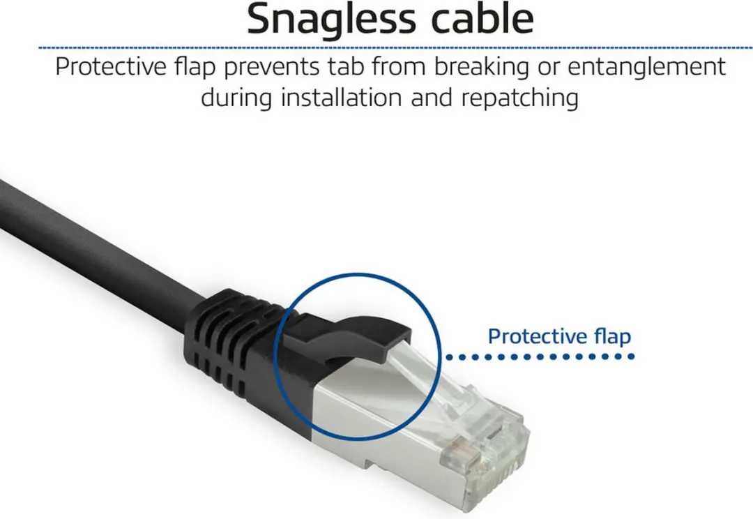 ACT FB8103 CAT8 Patchkabel 3m - Zwart