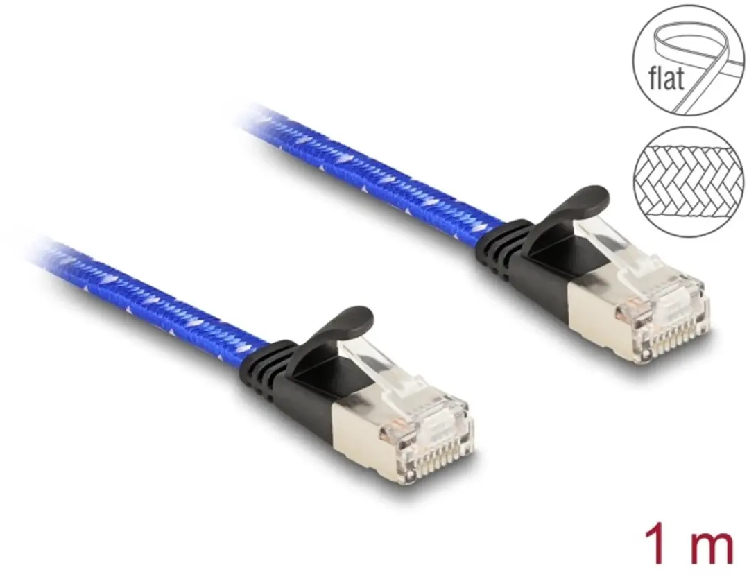 Delock Cat.6A U/FTP RJ45 Kabel 1m
