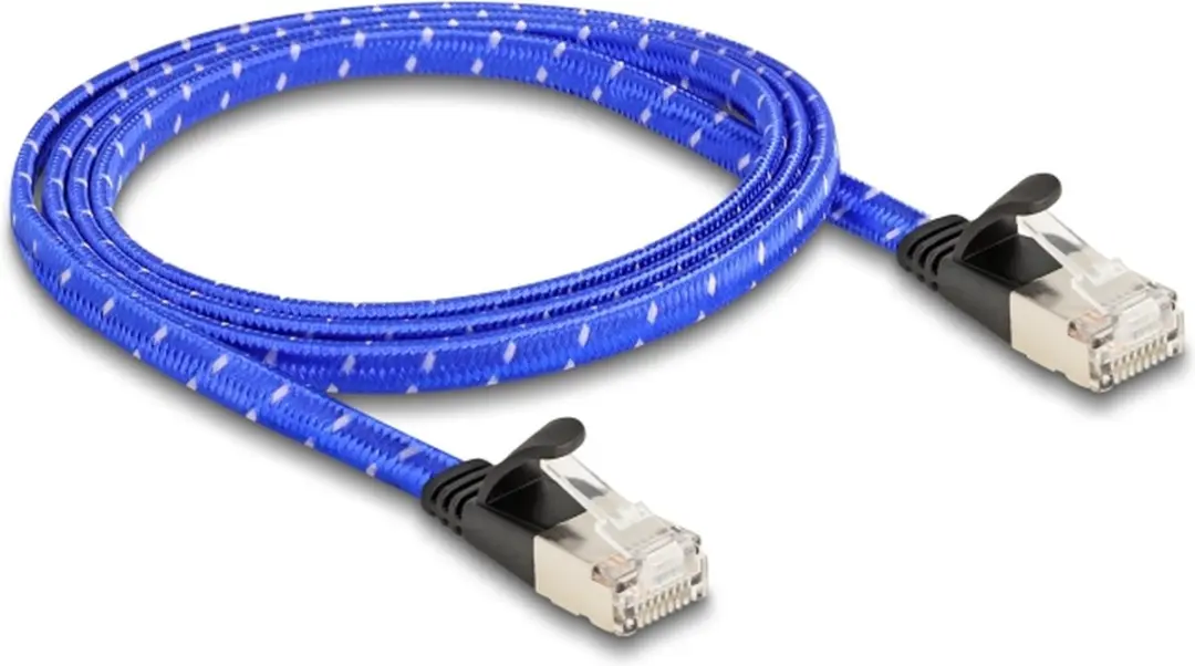 Delock Cat.6A U/FTP RJ45 Kabel 1m - Blauw