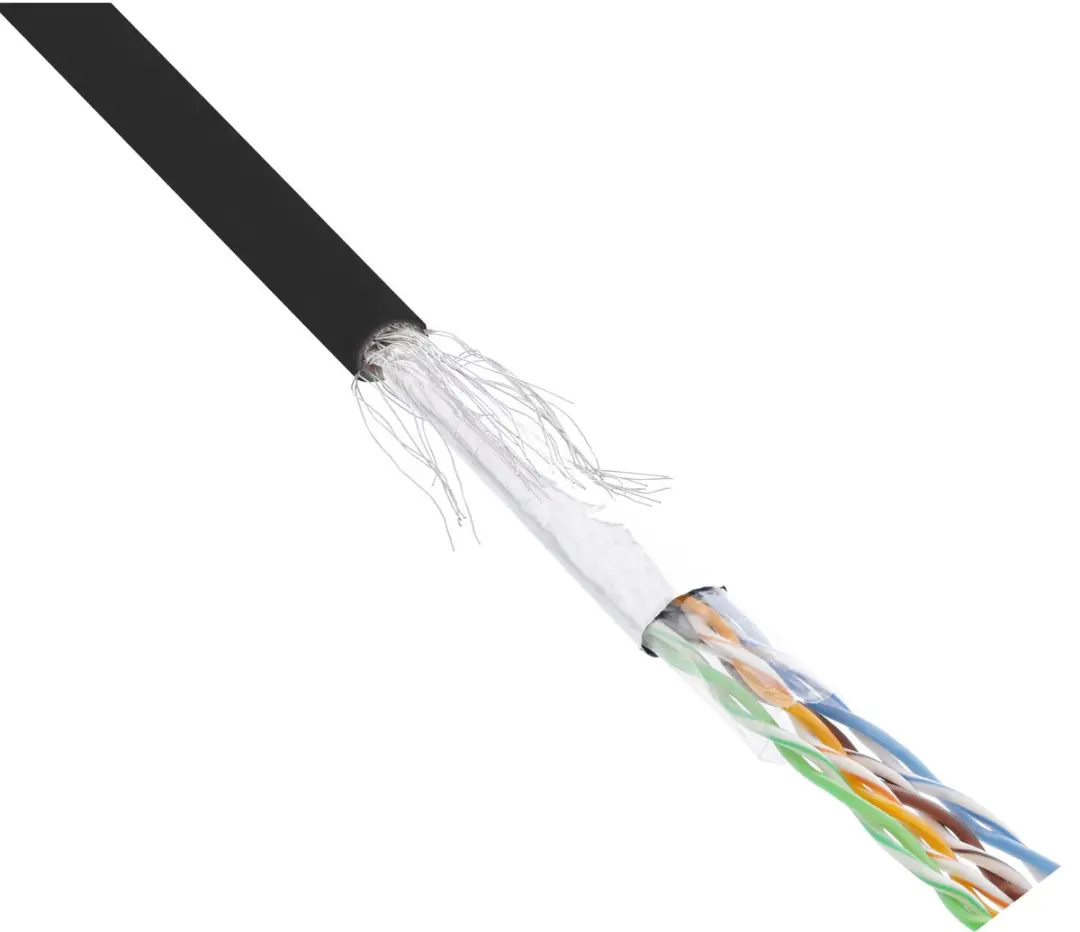 InLine Patchkabel Cat.5e SF/UTP AWG26 100m - Zwart