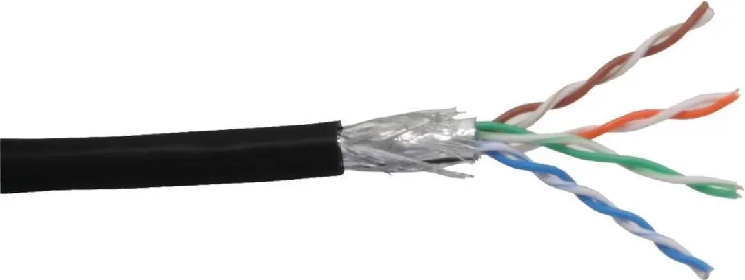 InLine Patchkabel Cat.5e SF/UTP AWG26 100m - Zwart