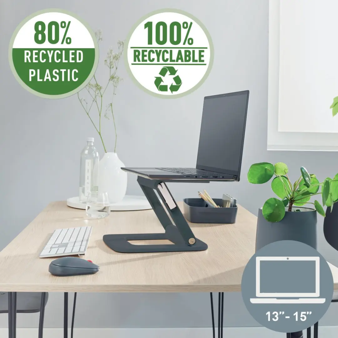 Leitz Ergo Multi-hoek Laptopstandaard 64240089 - 13-15" - Donkergrijs