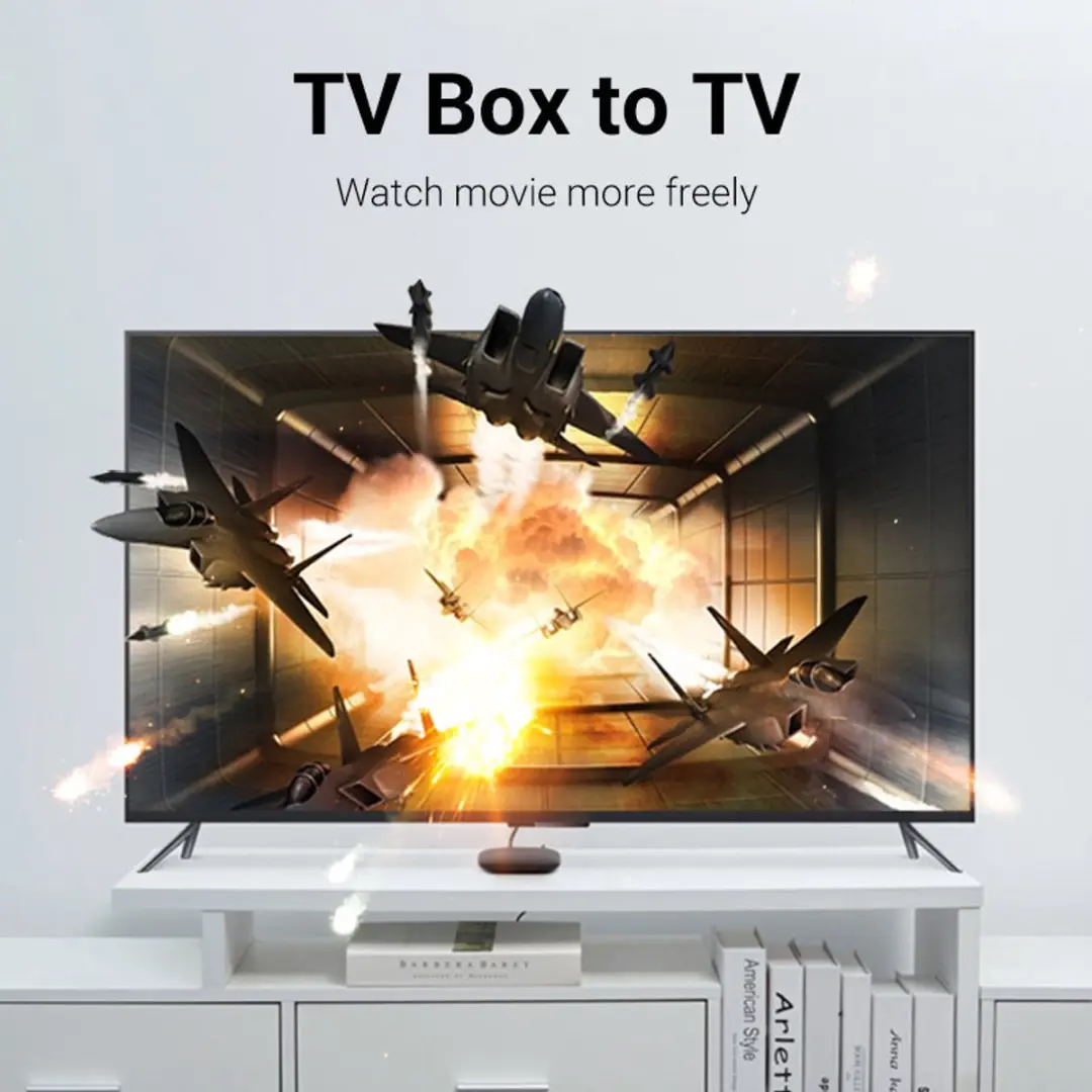 Vention HDMI-Kabel 2m 4K Ultra Dun - Transparant