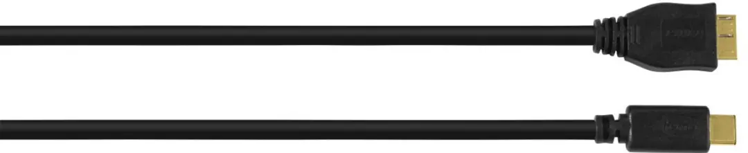 Hama USB-C Kabel 5Gbit/s 0,75m - USB 3.1 Gen 1 - micro-USB - Zwart