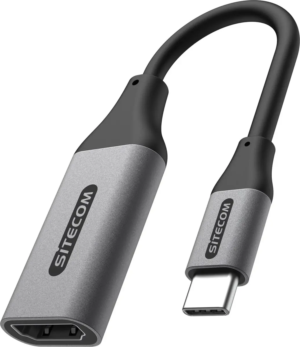 Sitecom AD-1002 USB-C naar HDMI 2.0 Adapter - Meerkleurig
