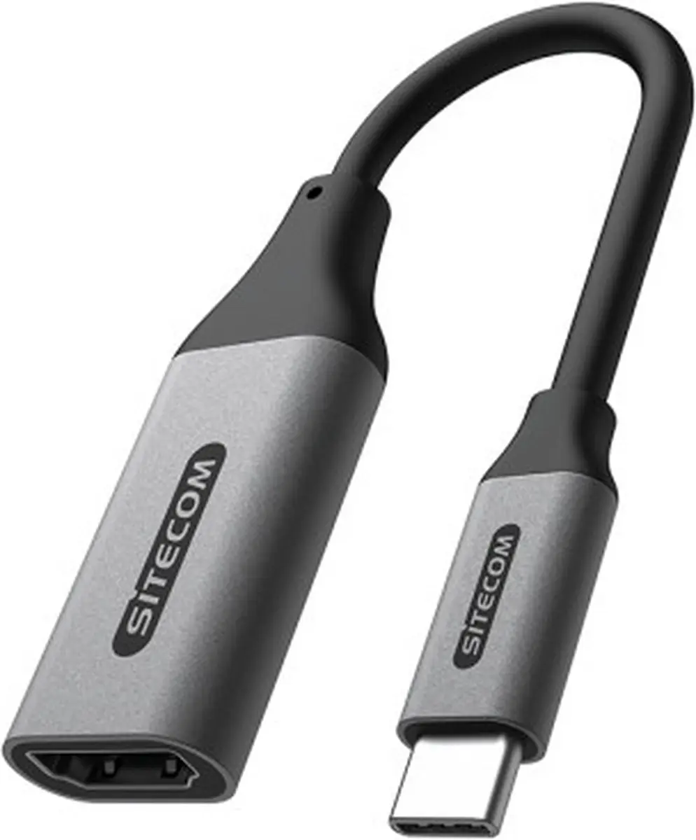 Sitecom AD-1002 USB-C naar HDMI 2.0 Adapter - Meerkleurig