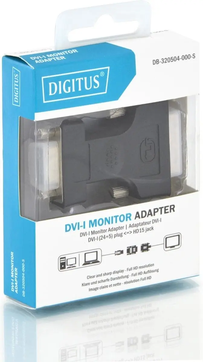 Digitus DB-320504-000-S DVI-adapter
