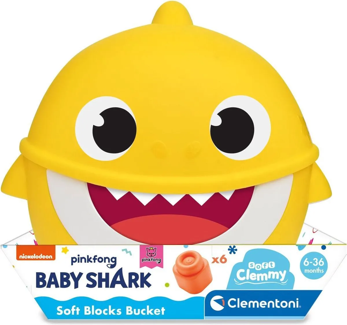 Clementoni Baby Shark Speelemmer 2006012 - Geel