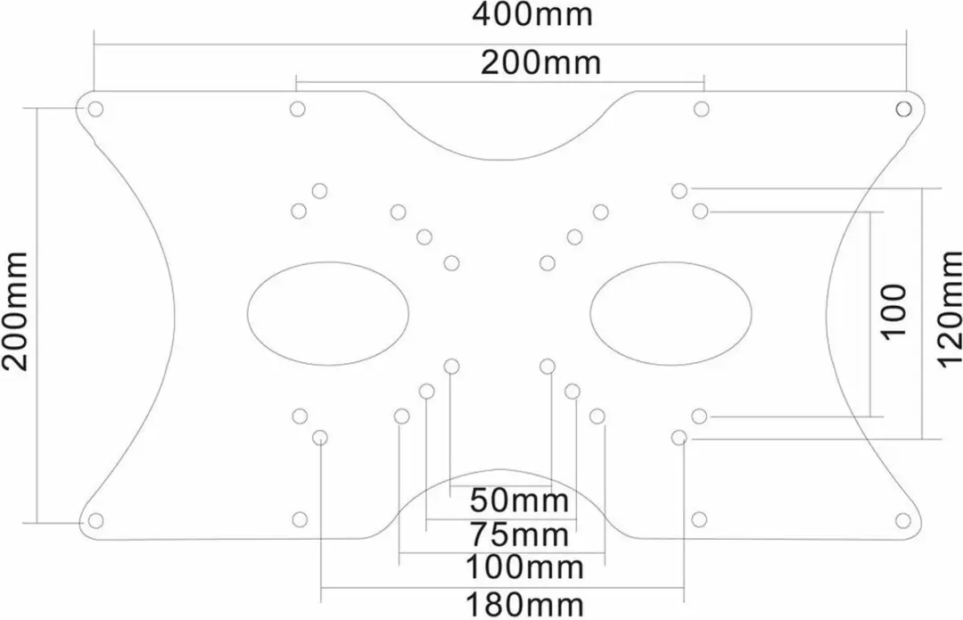 Neomounts FPMA-VESA400 VESA-adapter 22-52" - 35 kg - Zilver