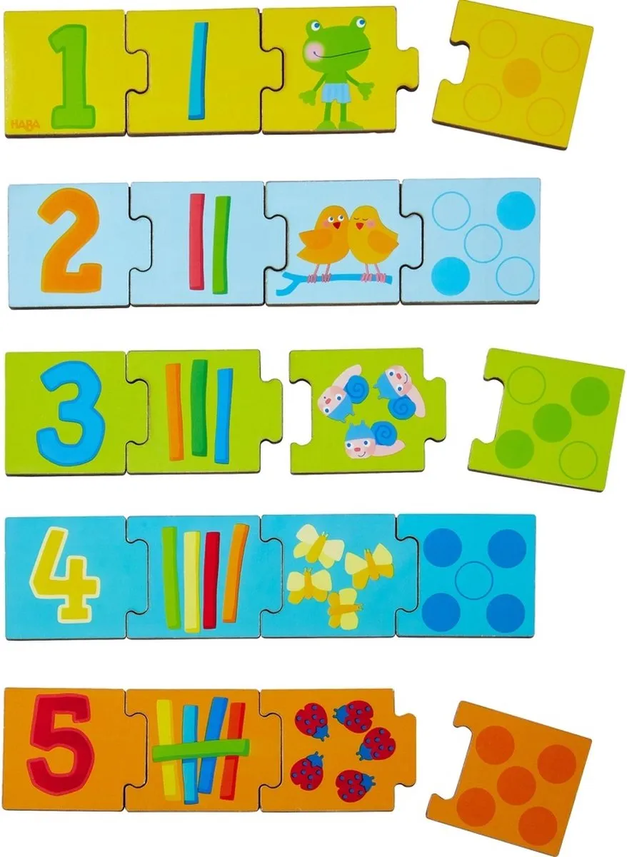 Haba Ordeningsspel Getallen 20 Stuks - Multicolor