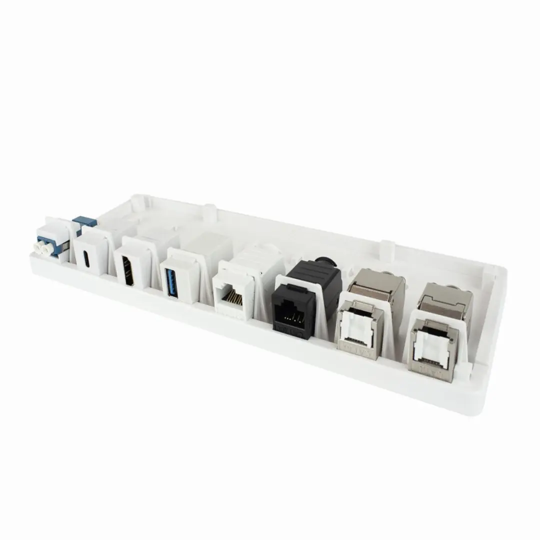 ACT FA6033 Unloaded Surface Keystone Mountbox - 8 Stuks Wit