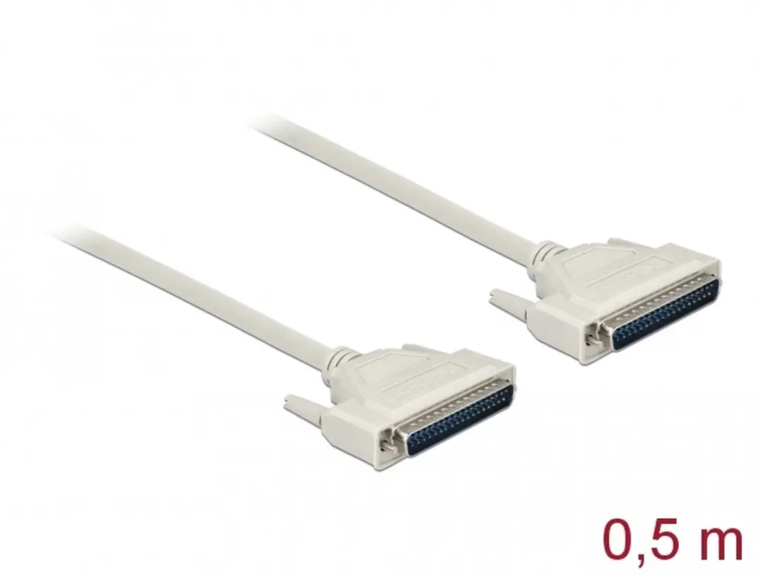 Delock D-Sub 37 Male-Male Seriekabel 0.5m
