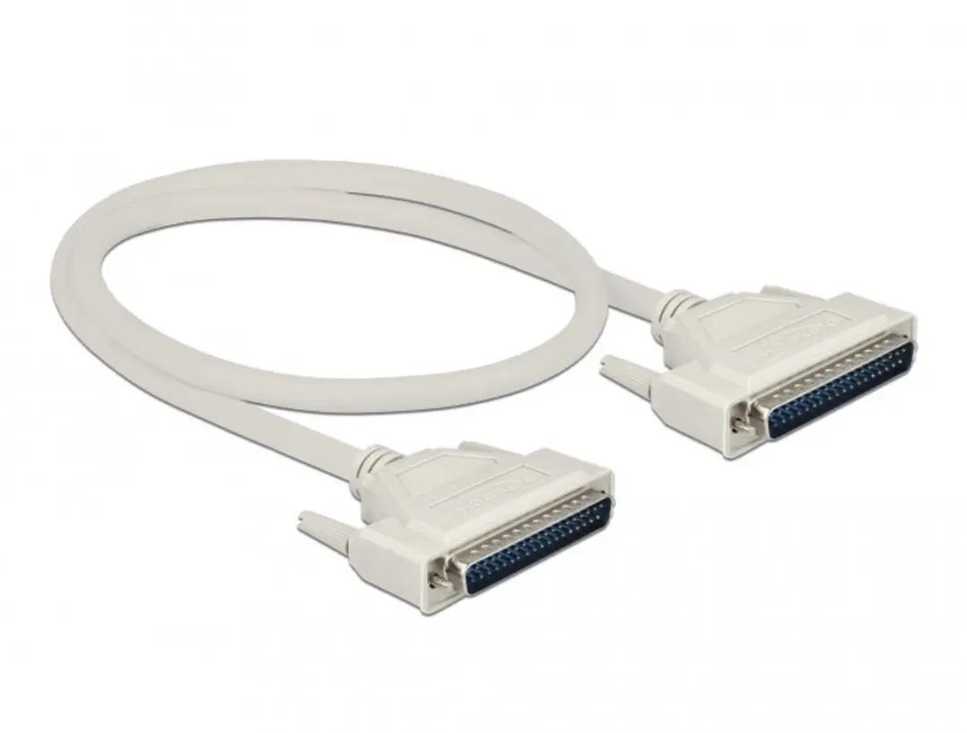 Delock D-Sub 37 Male-Male Seriekabel 0.5m - Beige