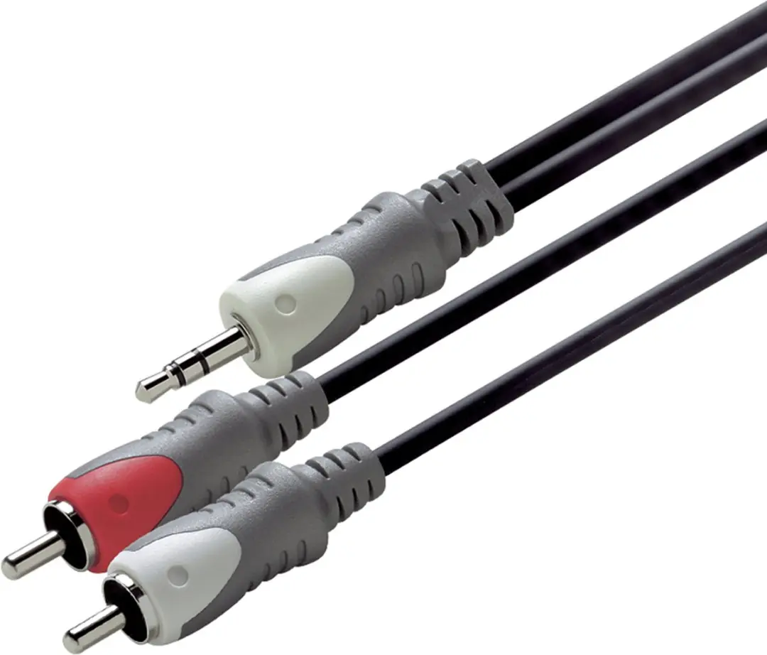 Scanpart Mini Jack naar Tulp Kabel 3m - 3.5mm Jack