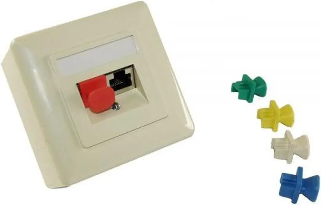 InLine RJ45 Afsluitdoppen - 100 Stuks - Rood