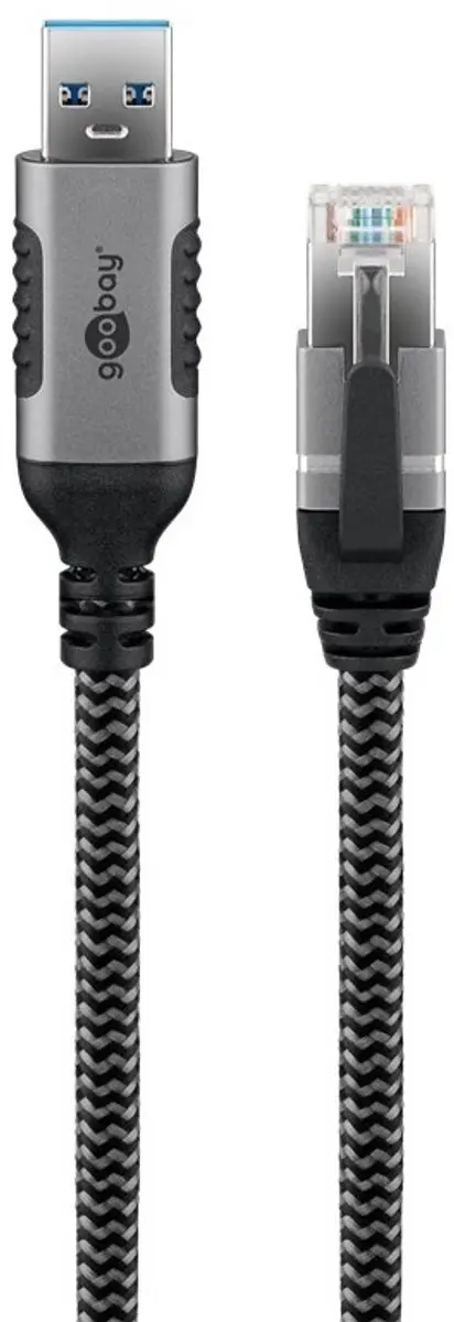 Goobay USB-A naar RJ45 Gigabit Ethernet Kabel 1.5m