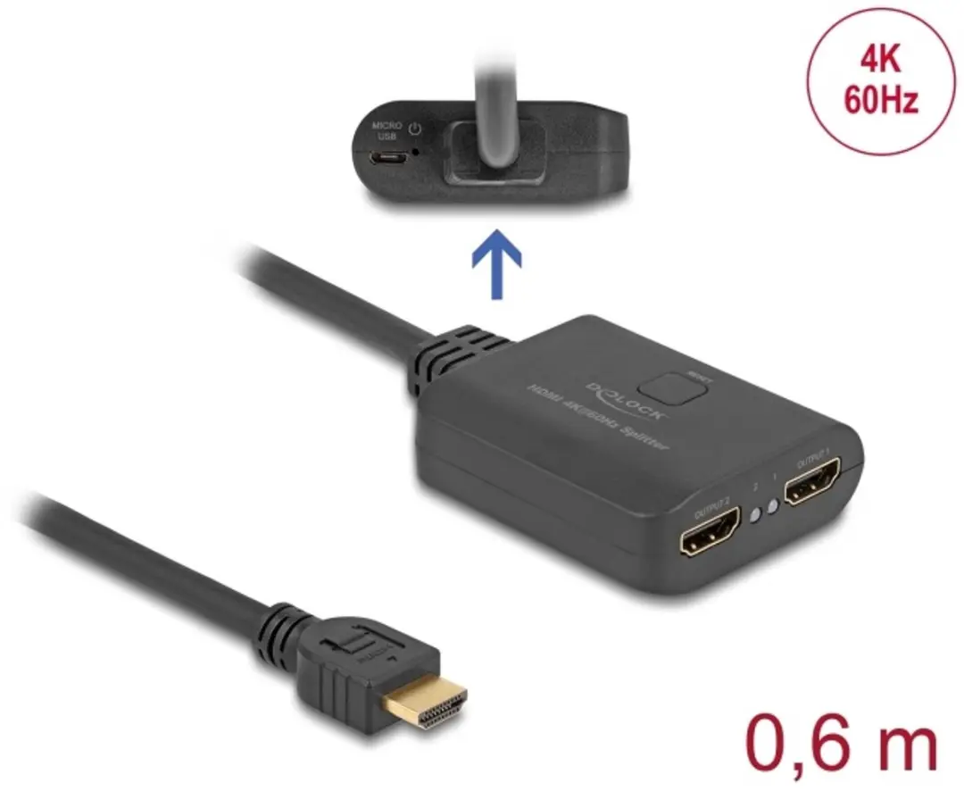 Delock HDMI Splitter 18650