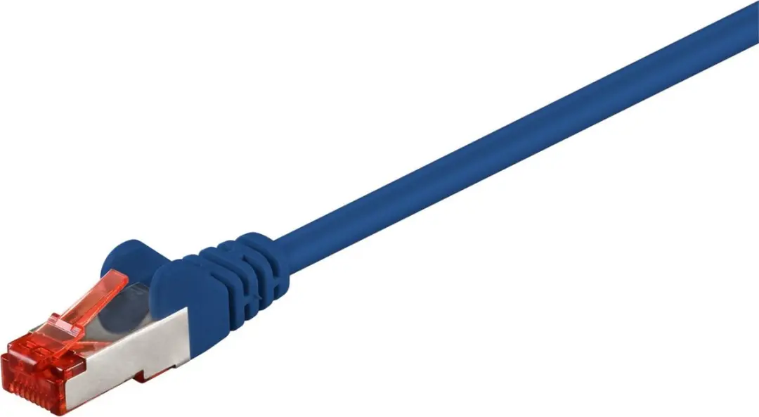 Goobay S/FTP CAT6 Netwerkkabel 50m - Blauw