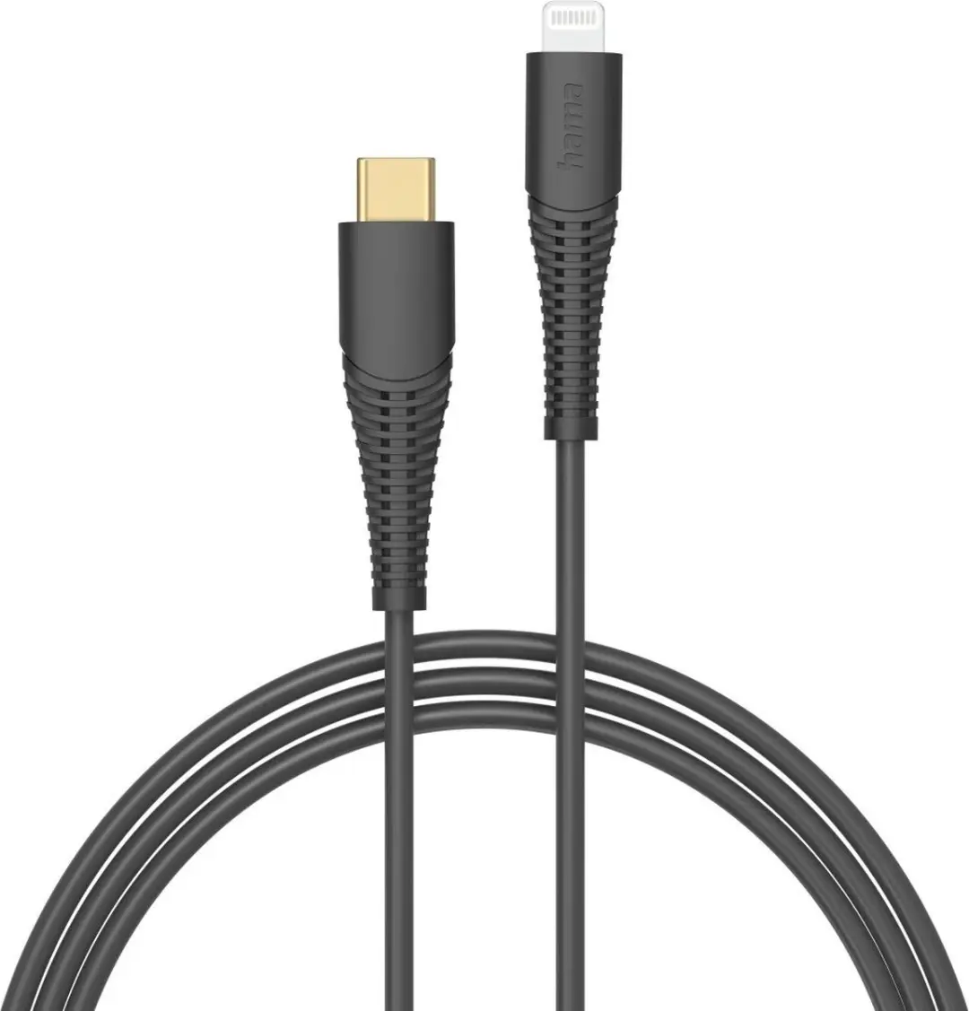 Hama USB-C naar Lightning Kabel 150cm - Zwart