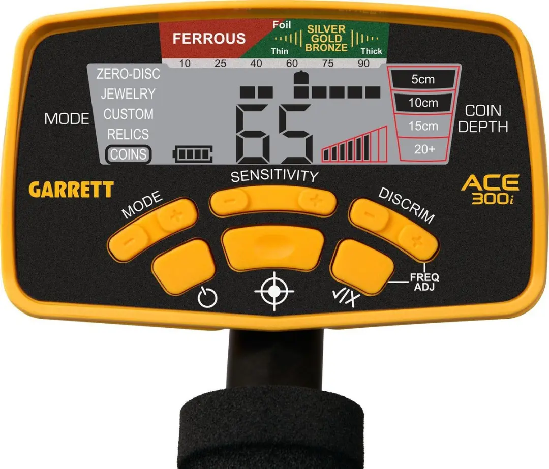 Garrett Ace 300i Metaaldetector - Transparent