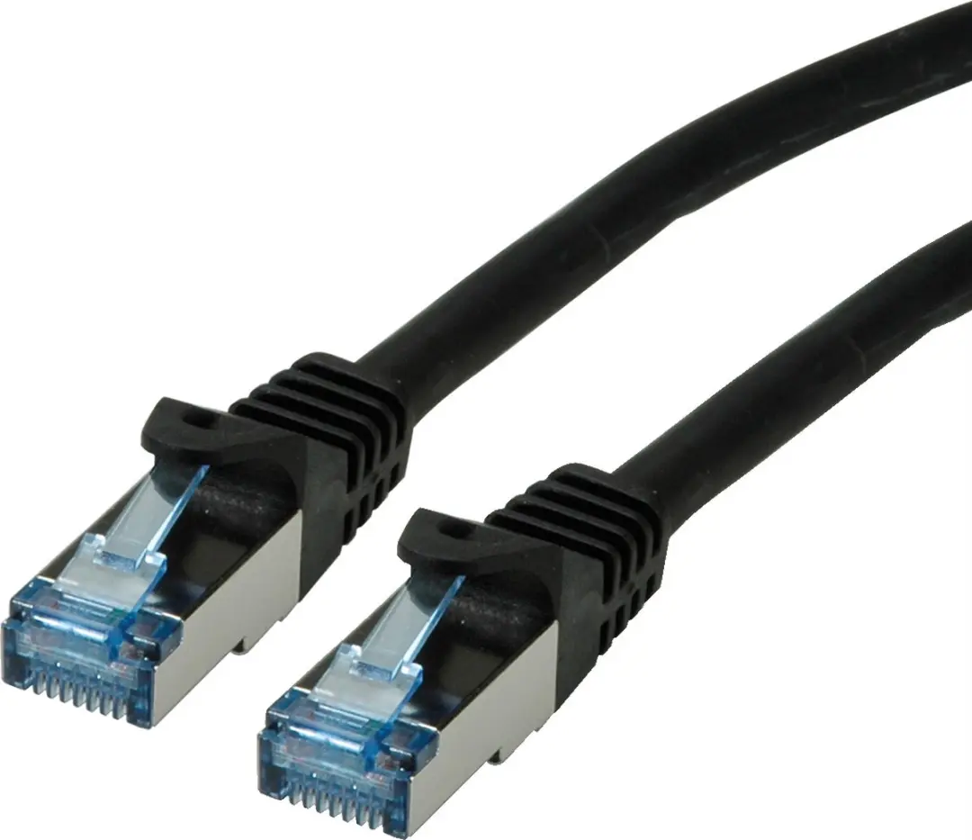 Roline Patchkabel Cat.6A S/FTP PiMF LSOH 0,3m - Zwart - afbeelding 4 van 6