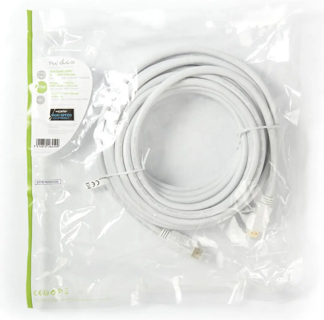 Nedis HDMI-Kabel CVGP34000WT20 4K@30Hz - 2m - Wit