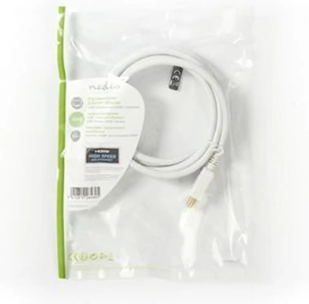 Nedis HDMI-Kabel CVGP34000WT20 4K@30Hz - 2m - Wit