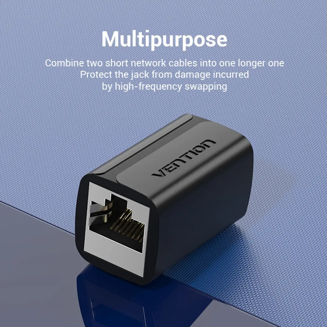 Vention CAT 7 FTP Keystone Koppelaar RJ45 - Zwart