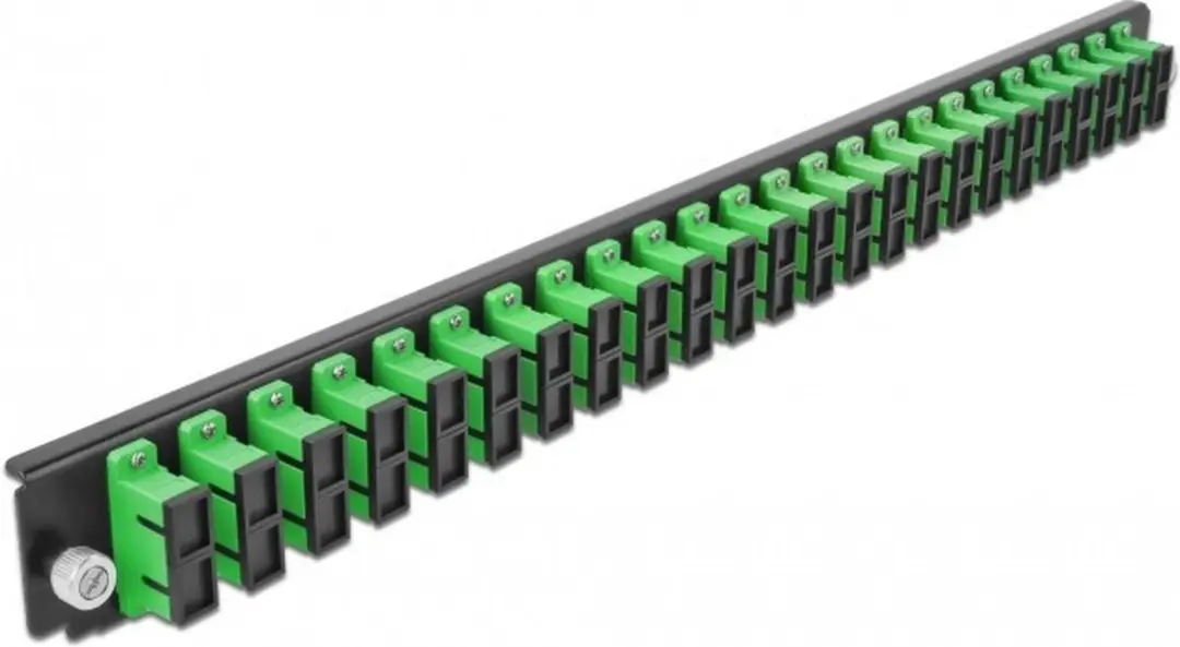 Delock 19" Splice Box Front Panel 24 Port SC Duplex - Groen