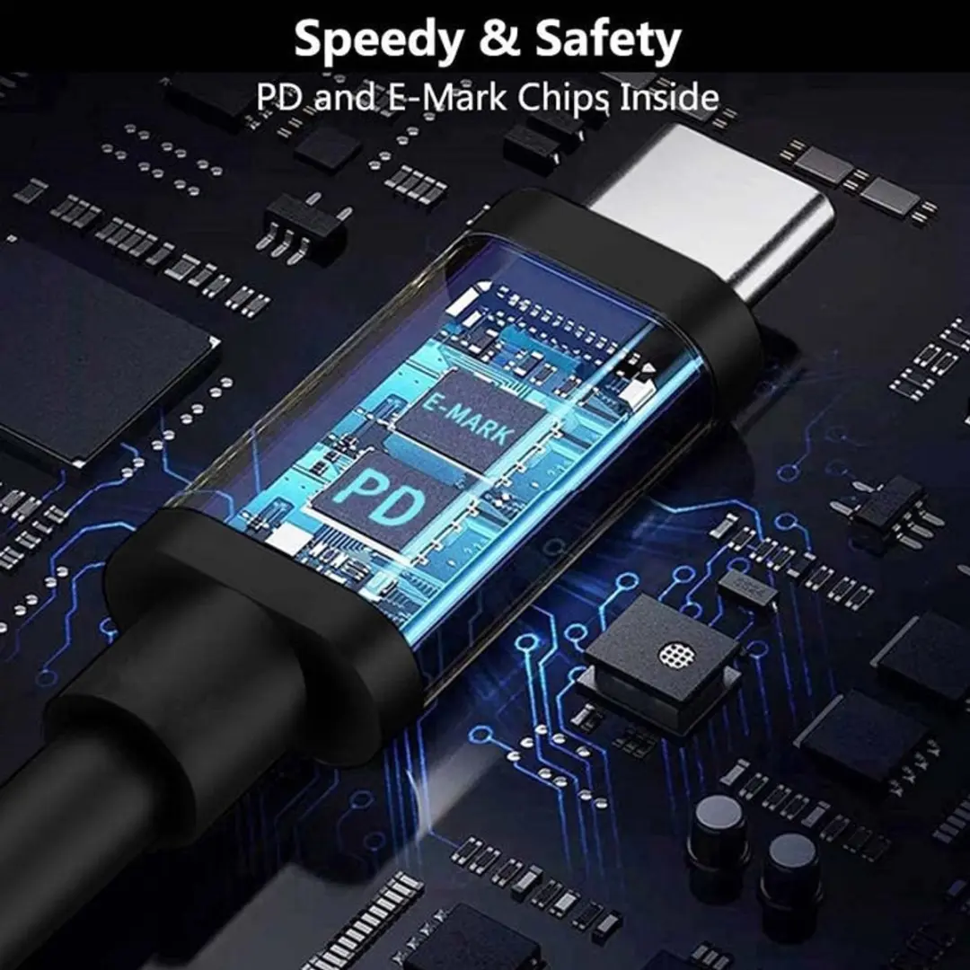 NÖRDIC USB-C naar DC Kabel USBC-LEN66 65W - 1,5m - Zwart