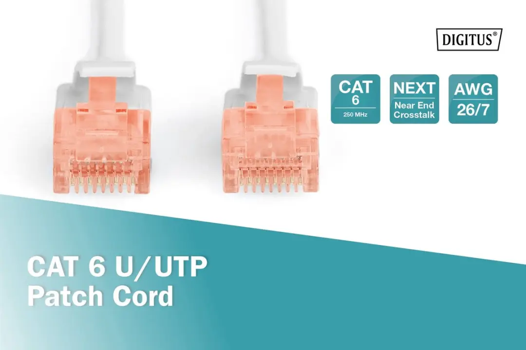 Digitus DK-1612-020 Patchcord UTP Cat 6 RJ45 - 2m - Grijs