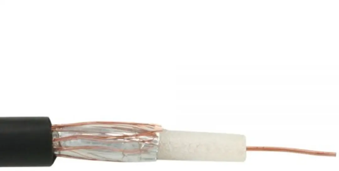Goobay RG58 50 Ohm Coaxkabel - 100m - Zwart