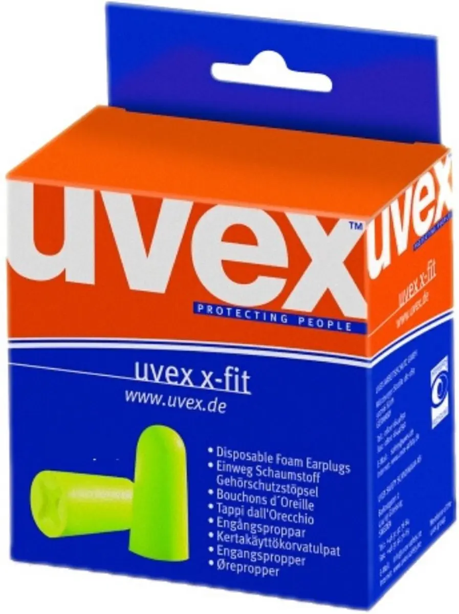 Uvex X-Fit Oordopjes - 200 Stuks