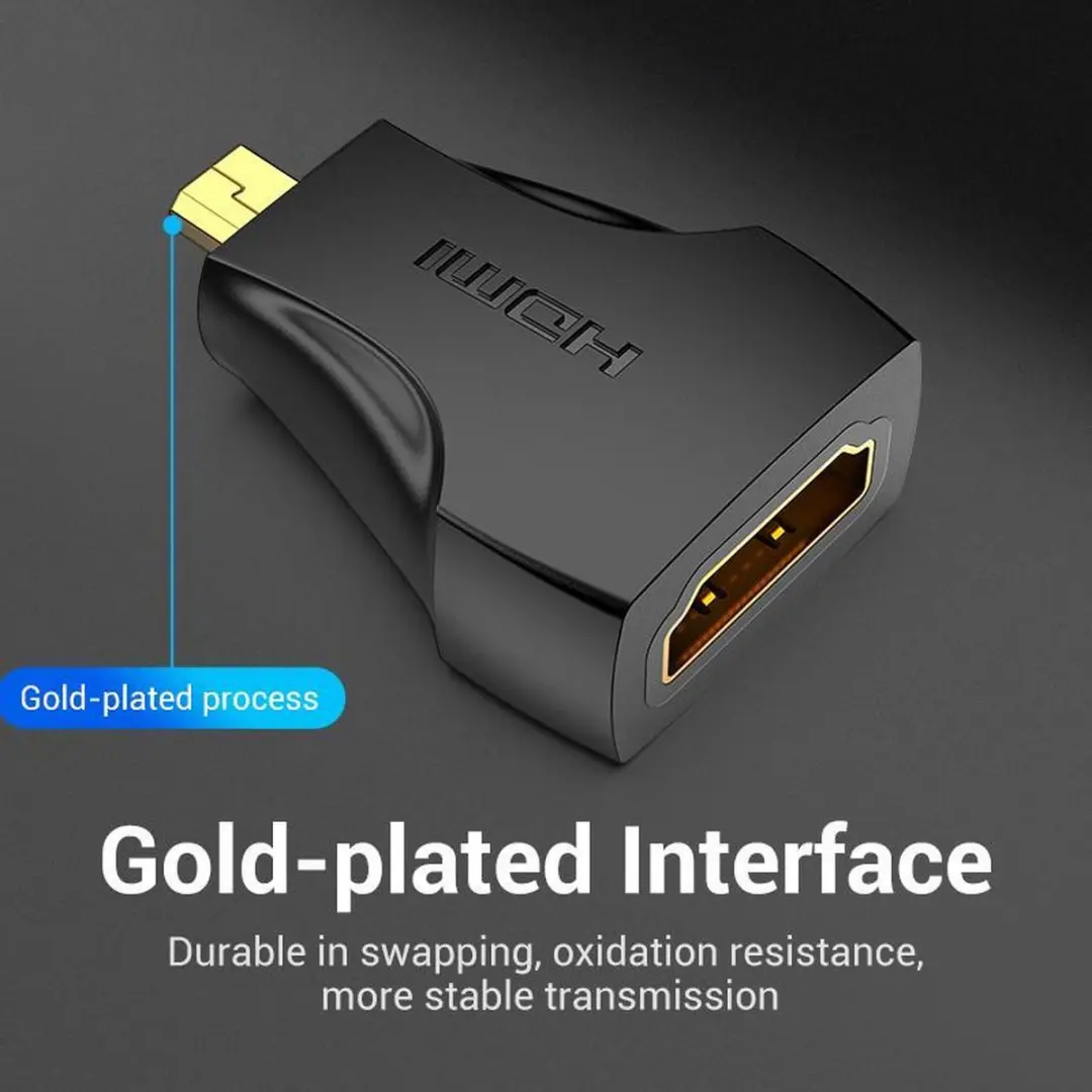 Vention Micro HDMI naar HDMI Adapter AITB0 - Zwart