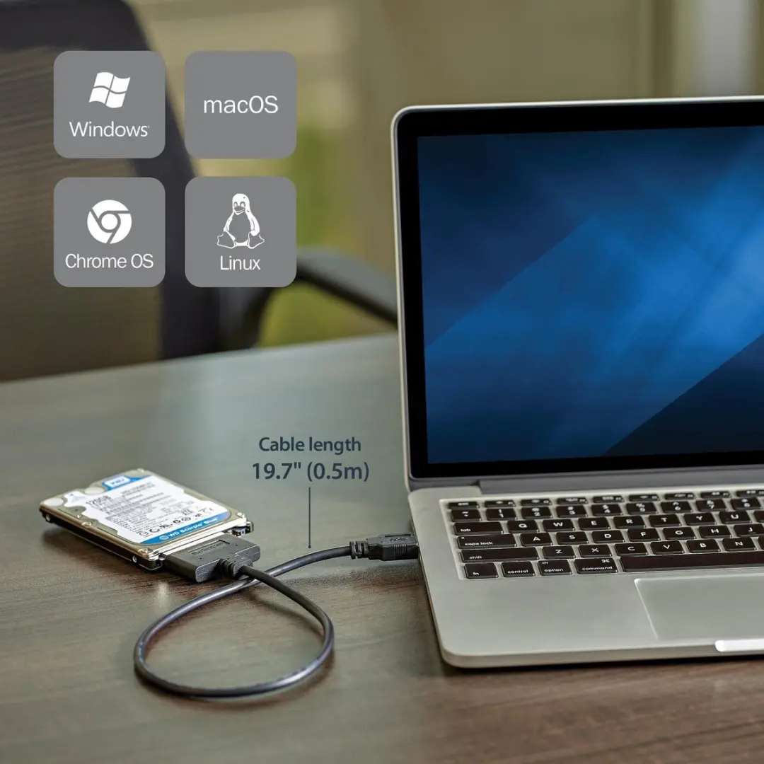 Startech Micro USB Kabel USB312SAT3CB - Zwart
