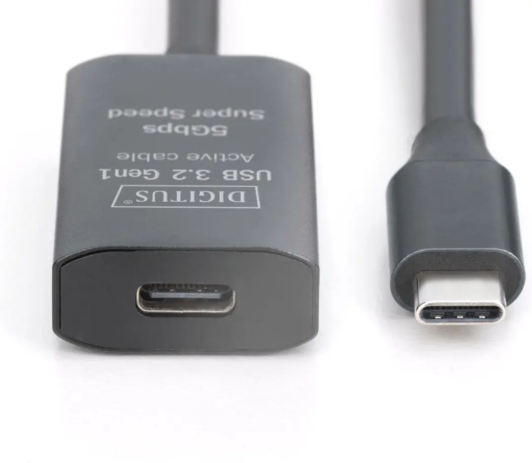 Digitus DA-73109 USB-C Kabel 10m - USB 3.2 Gen1 - Zwart