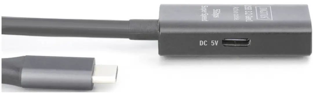 Digitus DA-73109 USB-C Kabel 10m - USB 3.2 Gen1 - Zwart