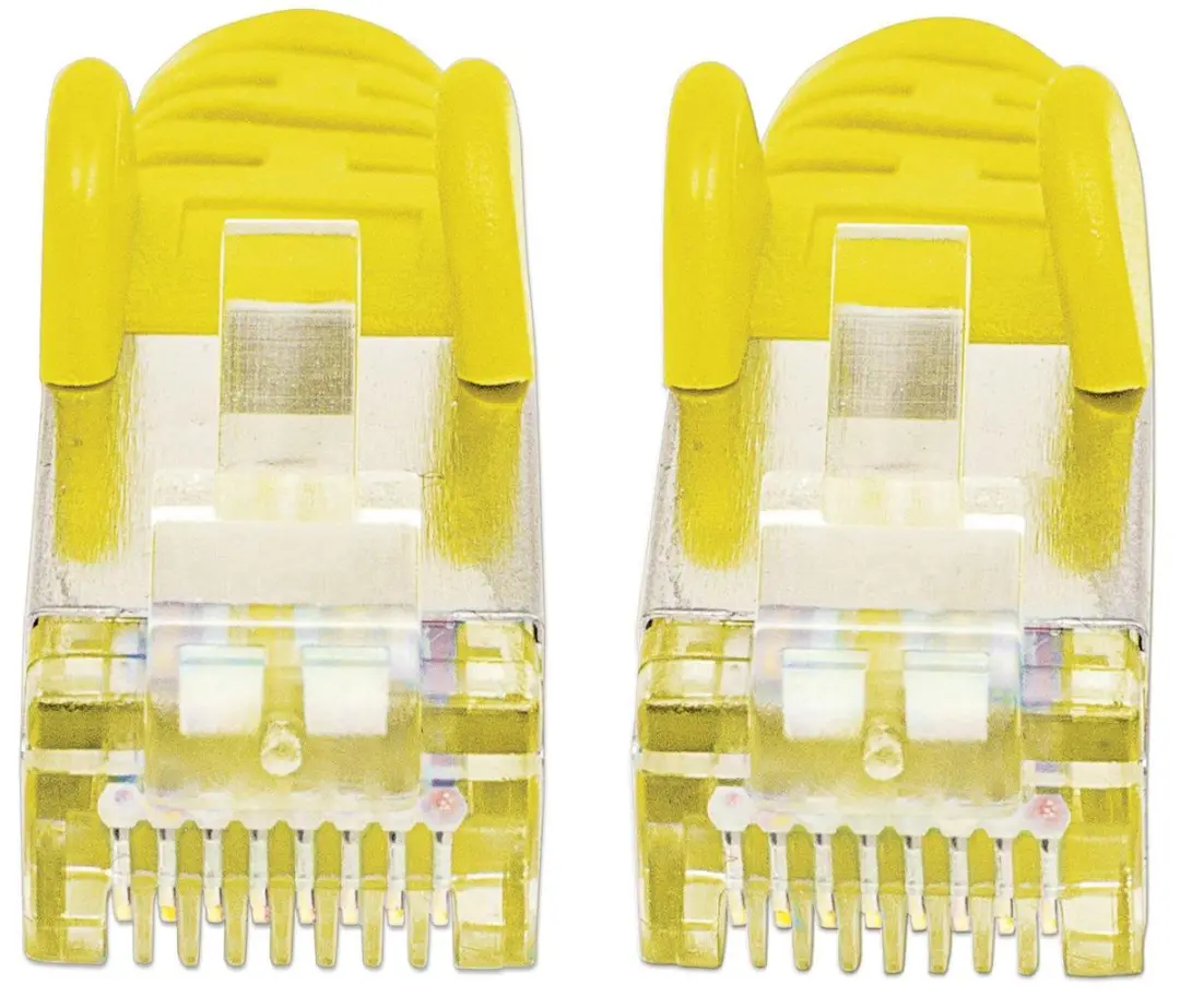 Intellinet 736725 Cat6A S/FTP Netwerkkabel 10m - Geel