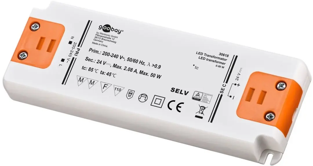 Goobay LED Transformator 24V 50W