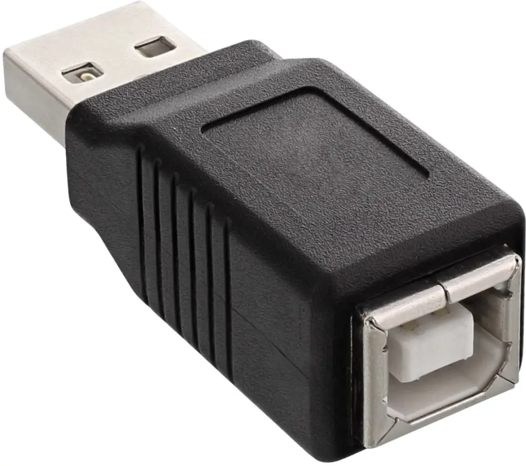 Goobay USB-A naar USB-B Adapter USB2.0 - Zwart