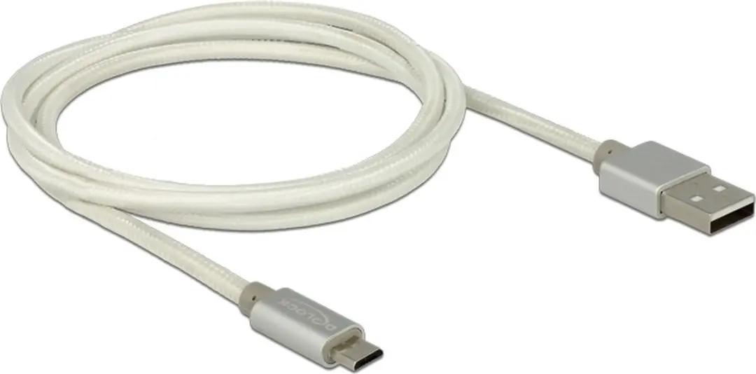 Delock USB Micro-B naar USB-A Snellaadkabel 2.0
