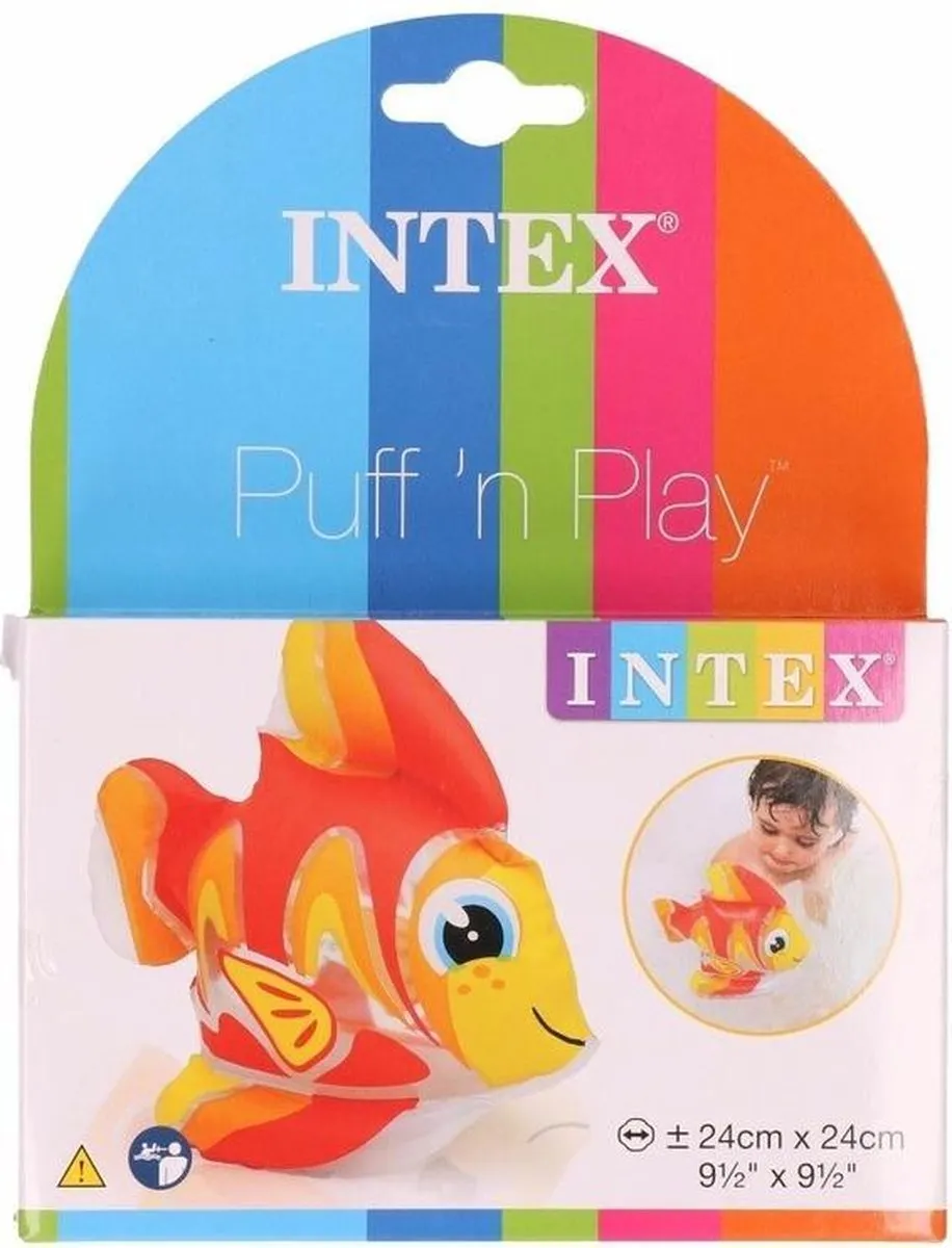 Intex Opblaas Visje Tropisch - 20cm - Geel/Rood