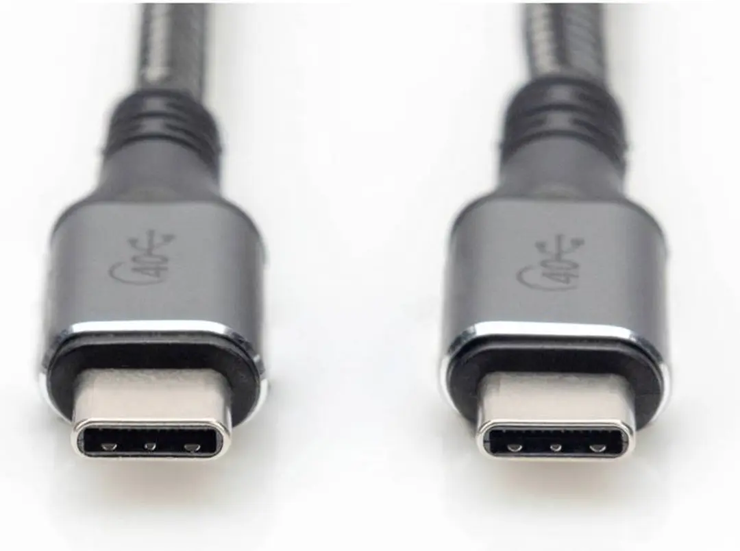 Digitus USB 4.0 Type-C Kabel 3m 20Gbps PD 3.0 - Transparant