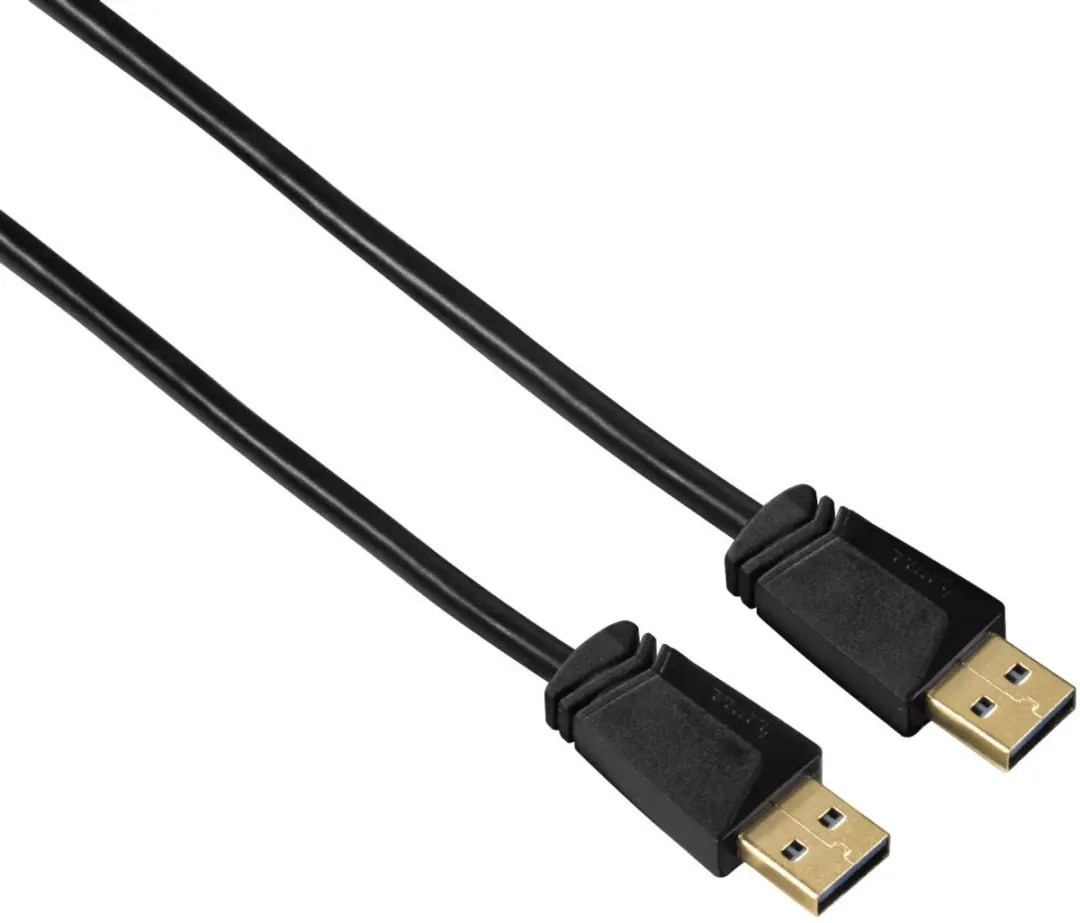 Hama 00125217 USB-kabel USB 2.0 1,8 m USB A Zwart