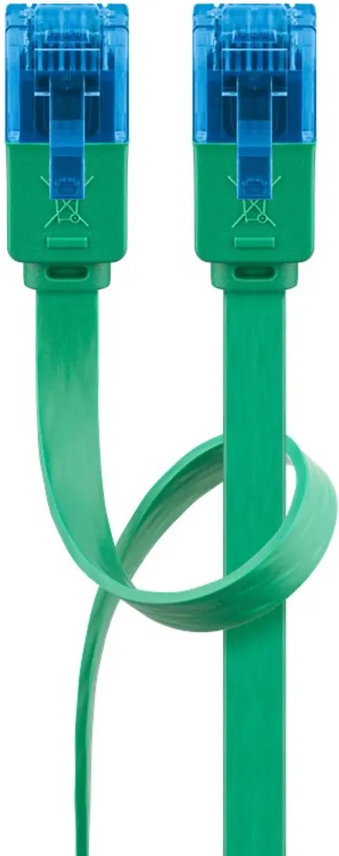 Goobay CAT6A Netwerkkabel RJ45 - Groen - 3m - 10 Stuks