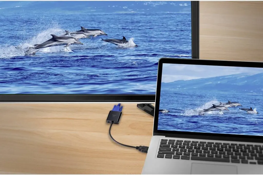 Renkforce RF-4531578 HDMI-VGA Adapterkabel 0.15m - Zwart