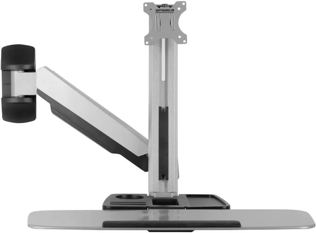 SpeaKa Professional SP-MM-705 Wandbeugel Monitor - 32" - Zilver