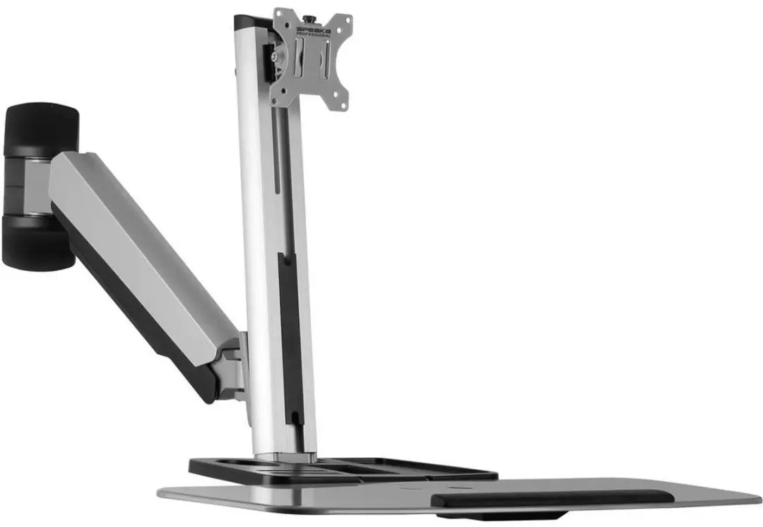 SpeaKa Professional SP-MM-705 Wandbeugel Monitor - 32" - Zilver