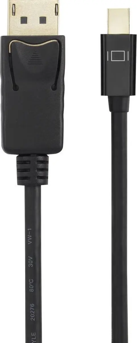 Renkforce RF-4538178 DisplayPort Adapterkabel - Mini DisplayPort naar DisplayPort - Zwart
